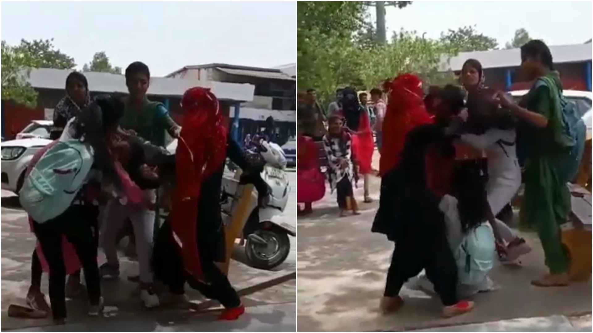 रेवाड़ी में लड़कियों के 2 गुटों के बीच मारपीट का VIDEO तेजी के साथ वायरल हो रहा है। | Total tv, news hindi, latest news, delhi news tv, live,