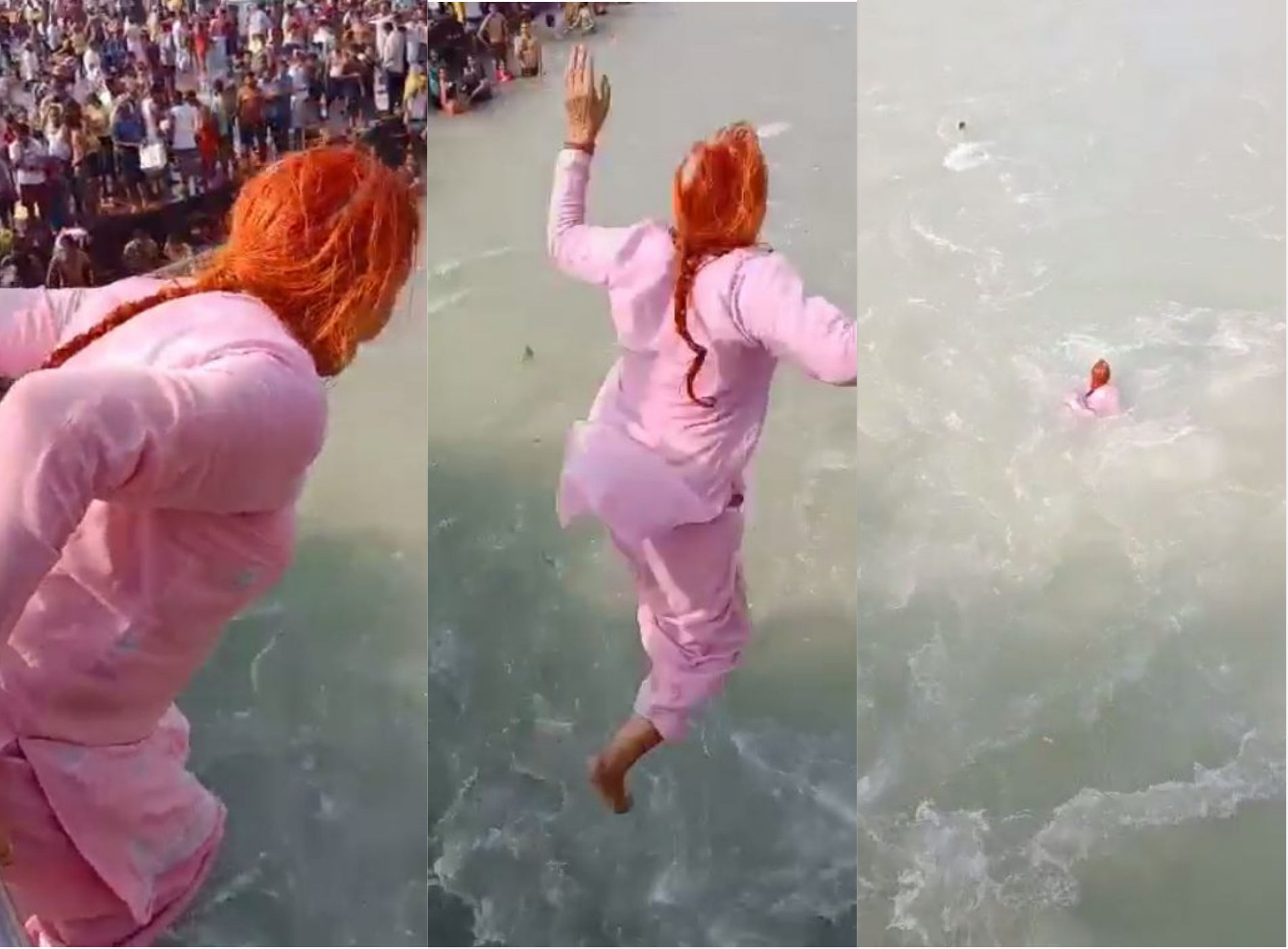 Viral Haryana Dadi: पुल से गंगा नदी में छलांग लगा लगा वायरल हुई दादी | News |