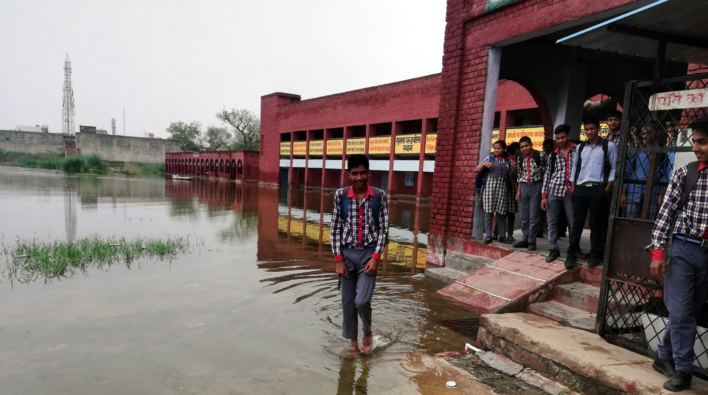 Haryana news hindi: स्कूल बना तालाब, जोखिम में मासूमों की जान | Total tv live |