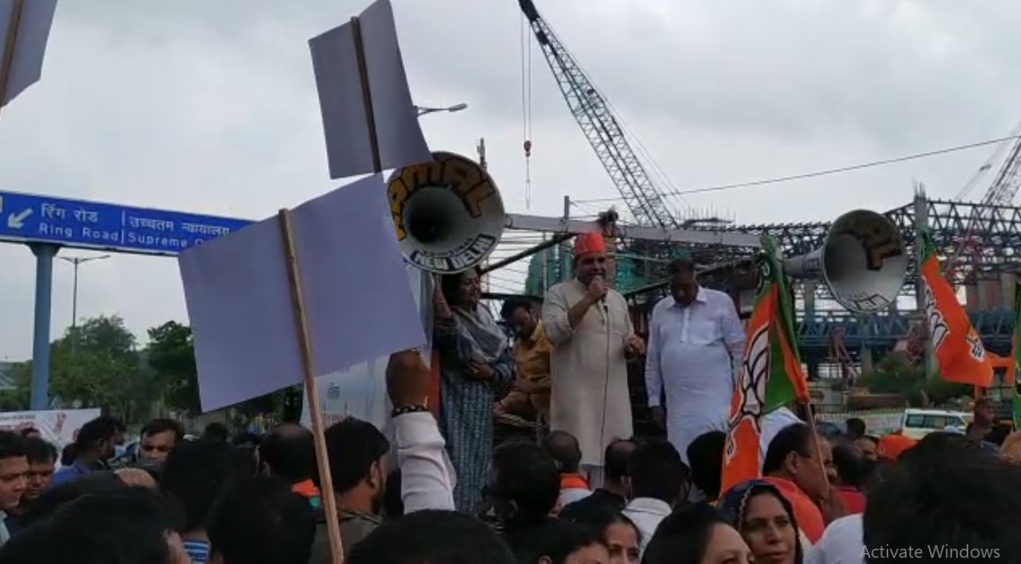 AAP News: भाजपा कार्यकर्ताओं का प्रदर्शन हुआ तेज | Total tv | Delhi news hindi |