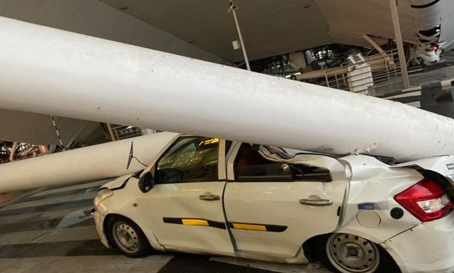 Delhi: Major accident at IGI Airport, 6 people injured as part of roof of Terminal 1 collapses, terminal 1 roof fallen delhi airport, delhi igi airport terminal 1 news, delhi igi airport roof fallen, delhi igi airport terminal 1 roof fallen, delhi airport incident, news about delhi airport terminal 1 roof, #terminal, #delhi, #Airport, #igiairport, #delhincr, #DelhiNews, #CrimeNews, #LatestNews-youtube-facebook-twitter-amazon-google-totaltv live, total news in hindi